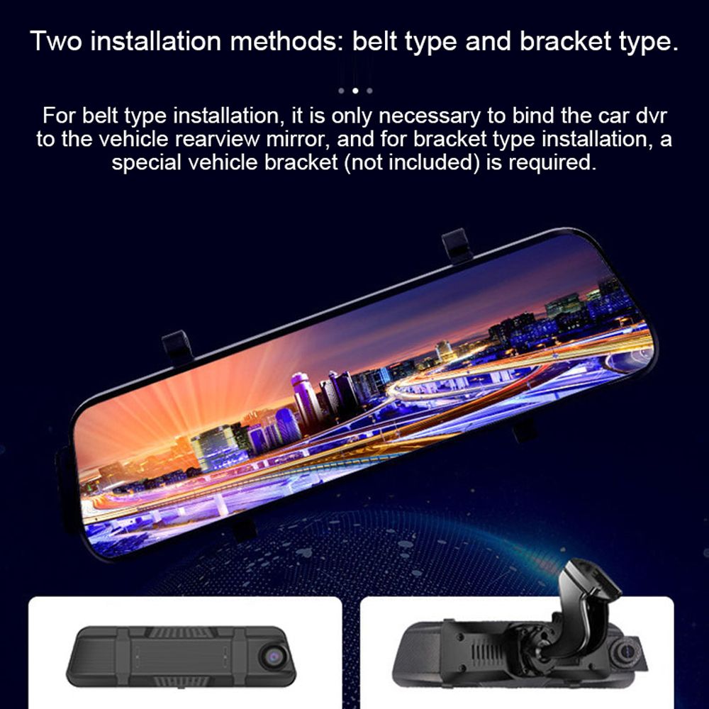 Dual Lens Car Video Recorder Auto Dash Cam Car Camera