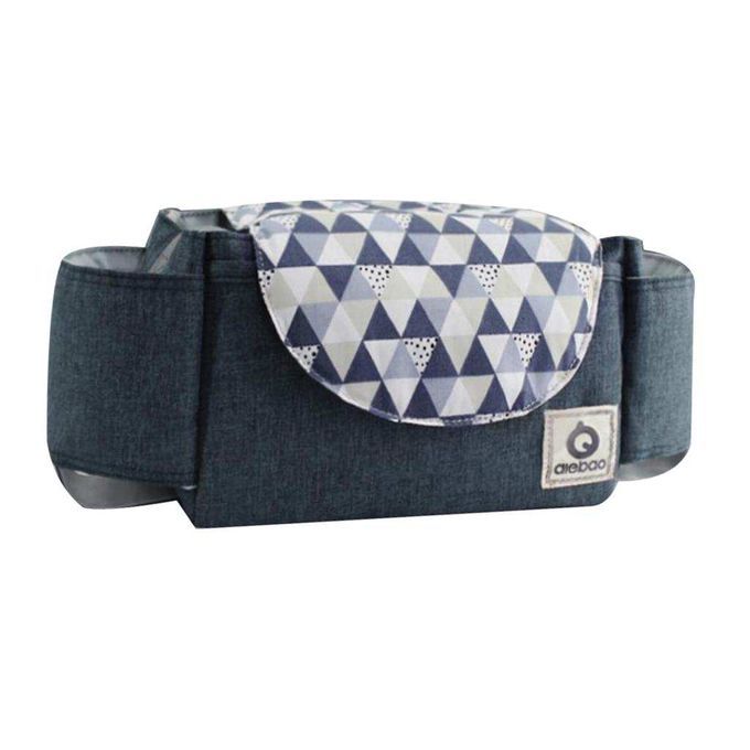 Portable Baby Pram Stroller Pushchair Buggy Organizer Bag W Dark Blue