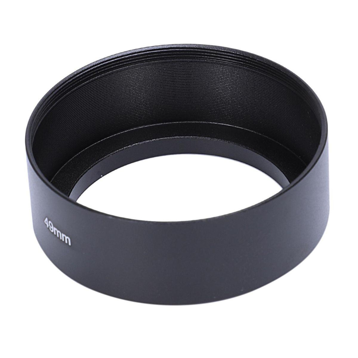 49mm Mount Standard Metal Lens Hood for Canon Nikon Pentax Sony Olympus