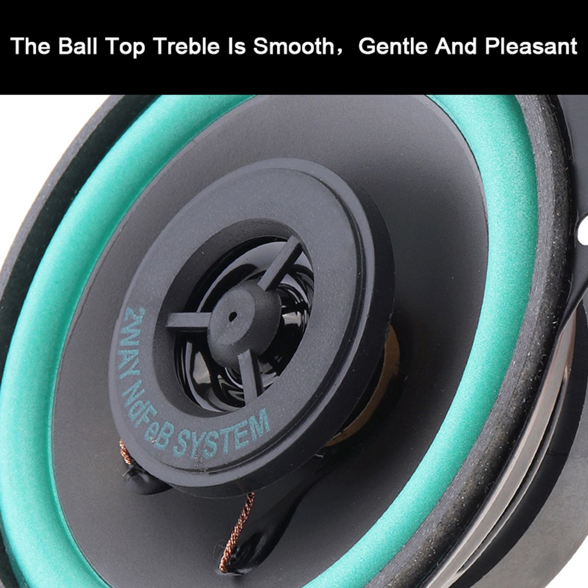 4 Inch 100W Universal Car HiFi Coaxial Speaker Vehicle Door