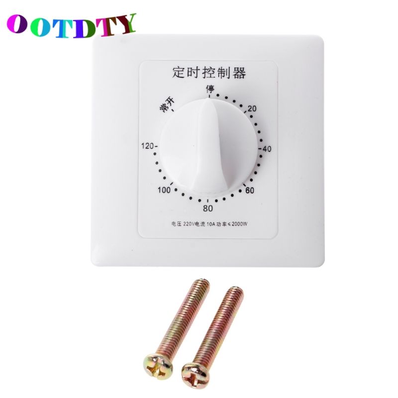 AC 220V Timer Switch Control Pump Mechanical Countdown Control Interruptor 30/60/120 Minutes F3MB