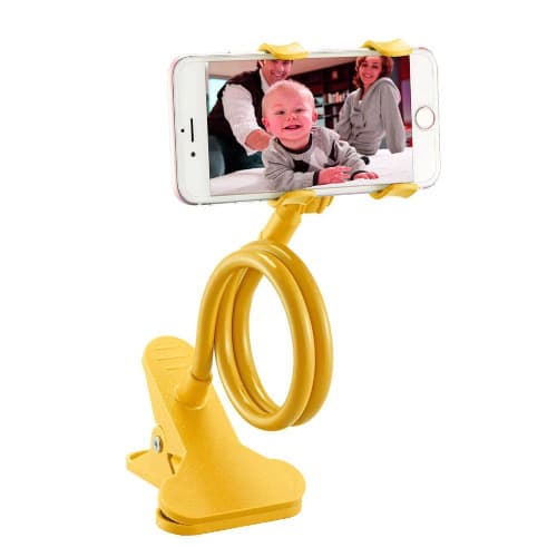 Flexible Bracket - Mobile Phone Holder - 360 Degree - Yellow