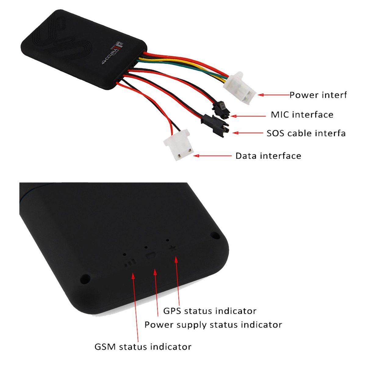 Car GPS Tracker for Vehicles Real-time Locator Car Vehicle Tracker GPS/GSM/GPRS/SMS System Tracking Cars Anti Theft Tracking Device for Vehicle Car with Alarm System