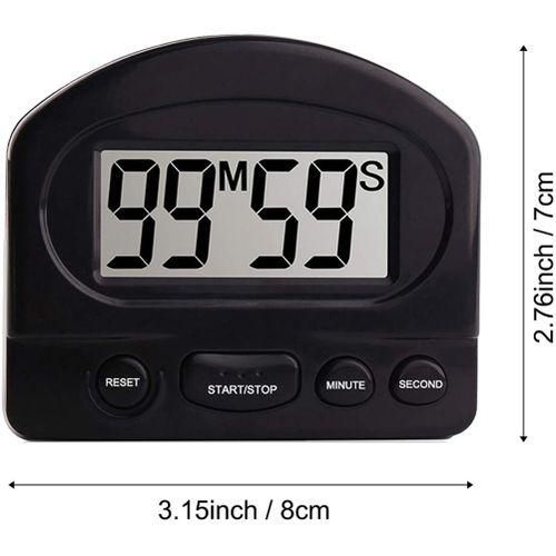 2Pcs Kitchen Timers With Large LCD Screen Digital