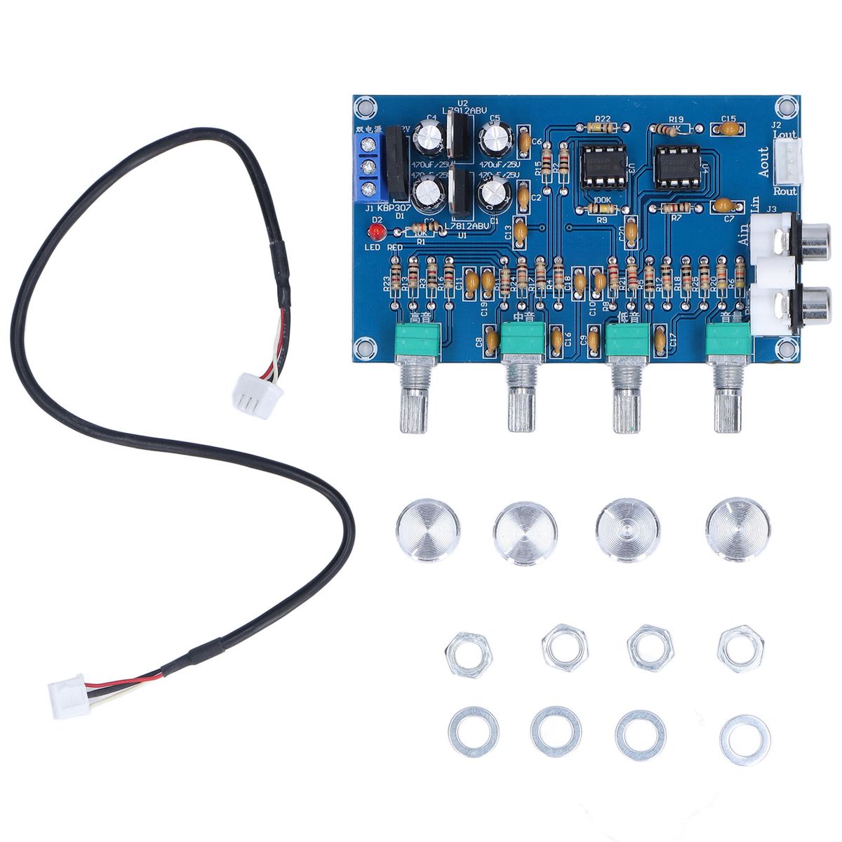 Pre Amplifier Tonality Controller Dual Operation Low Noise