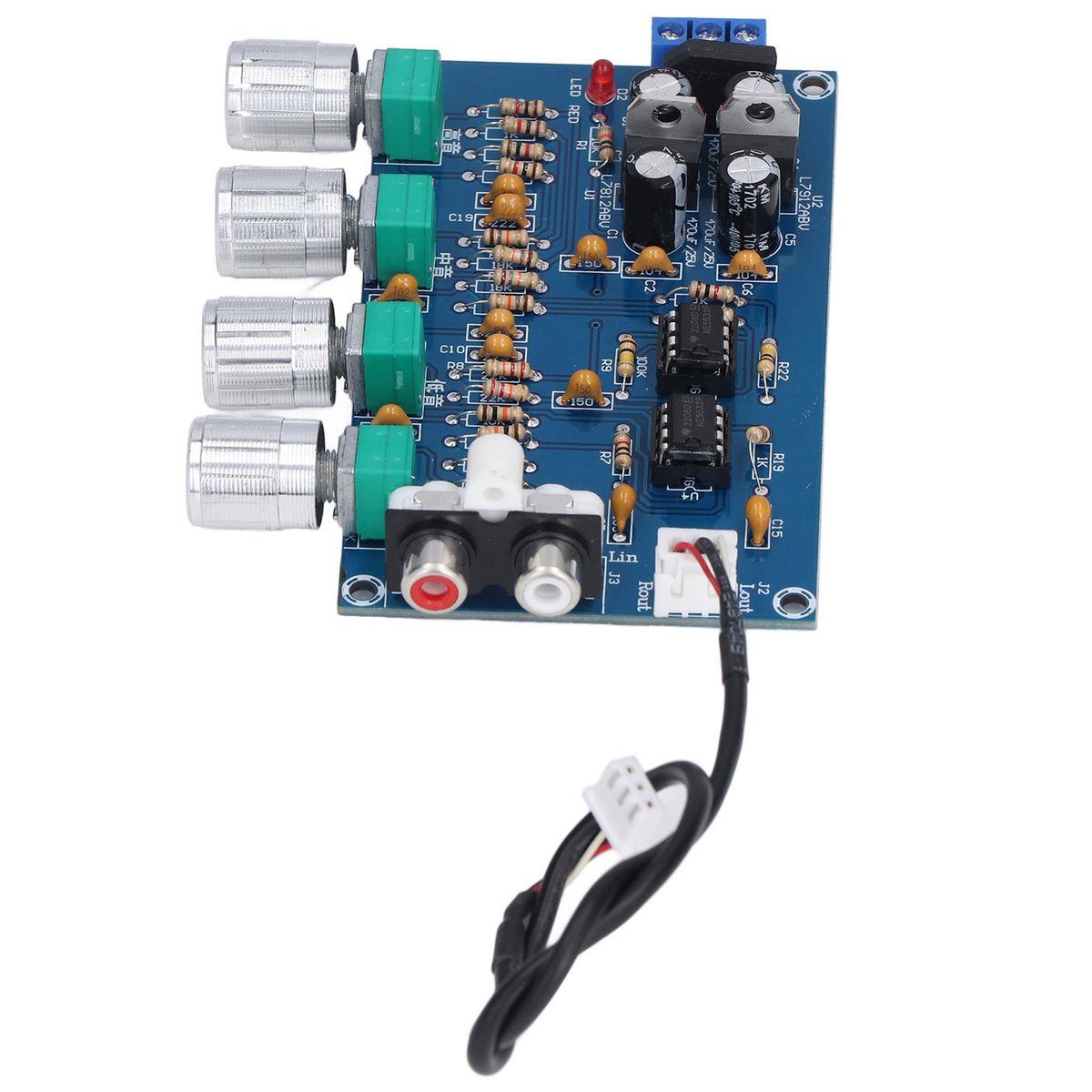 Pre Amplifier Tonality Controller Dual Operation Low Noise