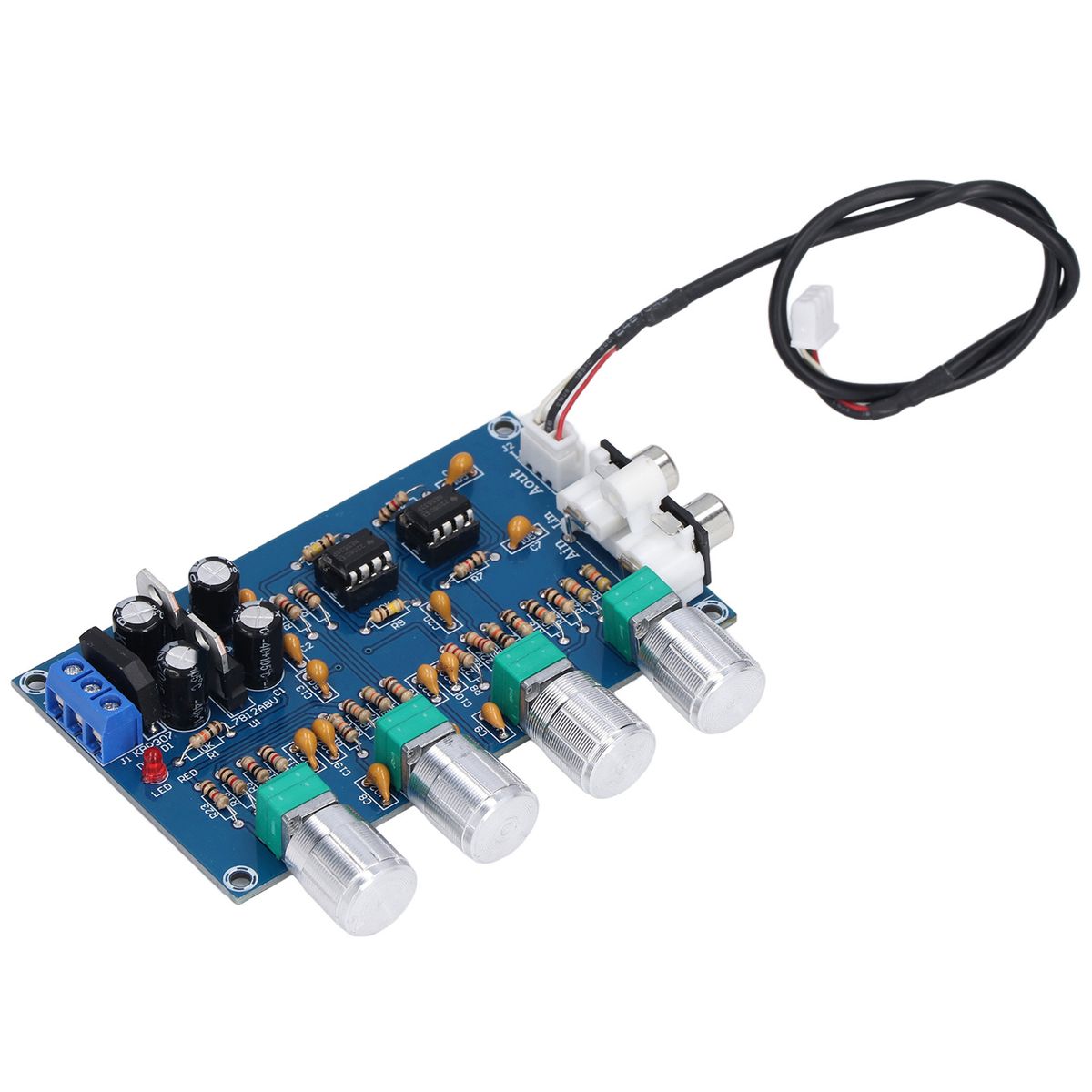 Pre Amplifier Tonality Controller Dual Operation Low Noise