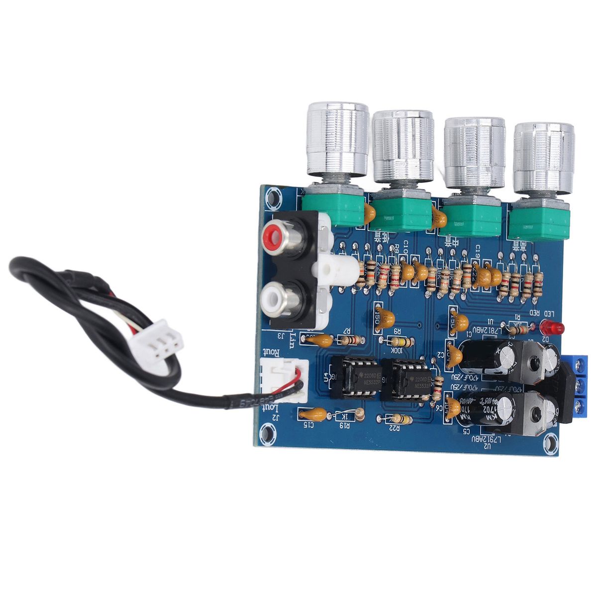 Pre Amplifier Tonality Controller Dual Operation Low Noise