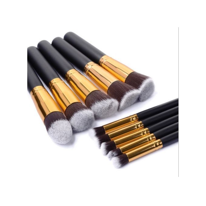 10pcs Kabuki Makeup Brush