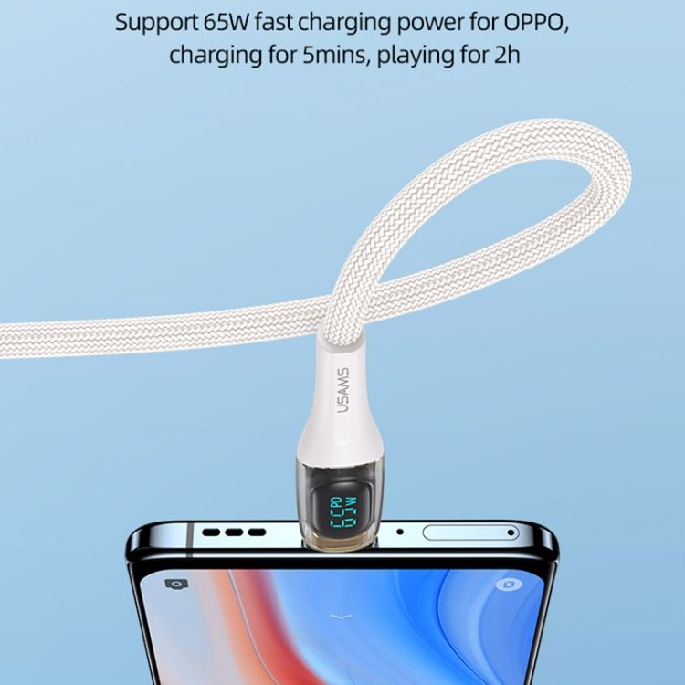 USB To Type-C Fast Charge Data Cable 1.2m, USB To Type-C