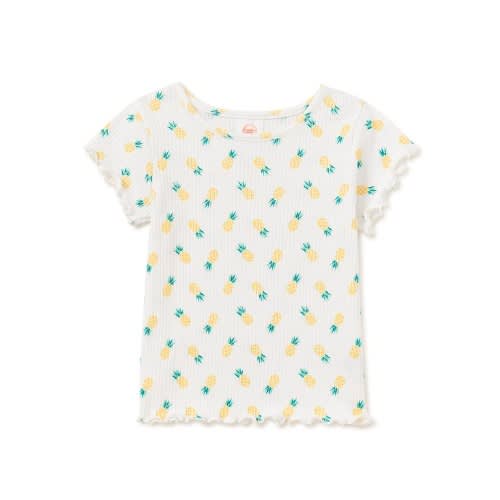 Baby Girls Dress Pinafore & Top Outfit Set - Eyelet Yellow