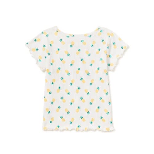 Baby Girls Dress Pinafore & Top Outfit Set - Eyelet Yellow