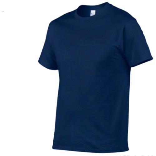 Basic T-shirts - Black + Blue & Ash - 3pcs