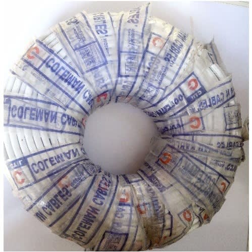 Coleman 2.5mmx3core Flexible Wire - White