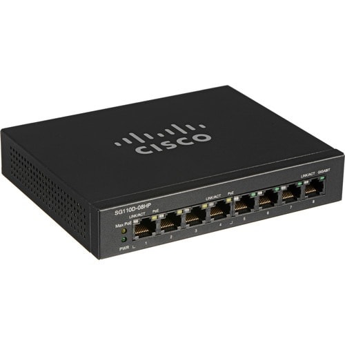 Sg110d-08hp 110 Series 8-Port Unmanaged Poe Compliant Network Switch