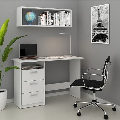 Sadia- Writing Desk - White