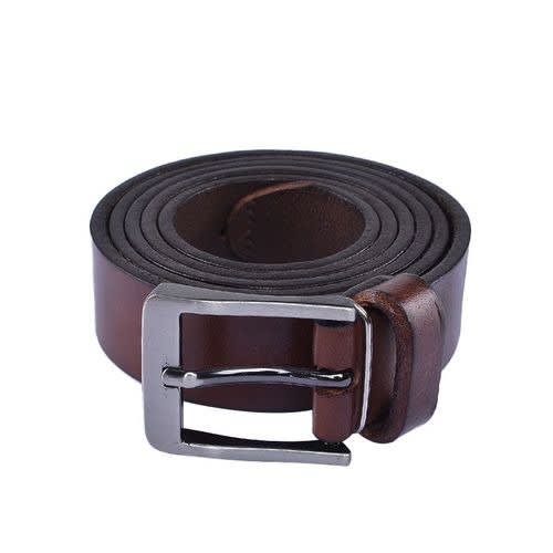 Men's Leather Belt- Brown