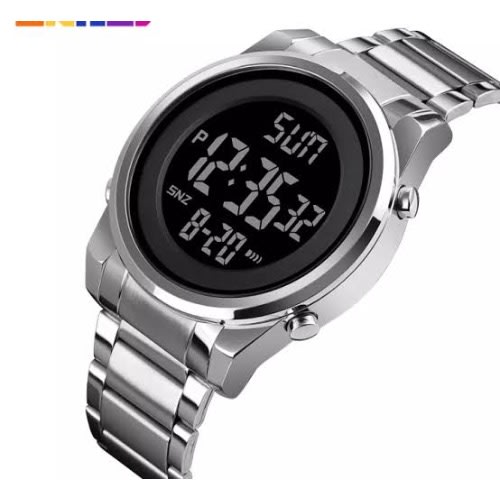 Water Resistance Stainless Steel Men’s Silver Wrist Watches