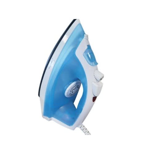 Steam Iron Teflon Soleplate - 2000W - White & Blue