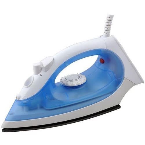 Steam Iron Teflon Soleplate - 2000W - White & Blue