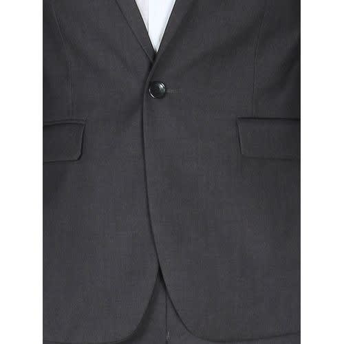 Men's Modern Suite Pin Lapel Semi-fitted Suit - Grey - Ms-4757