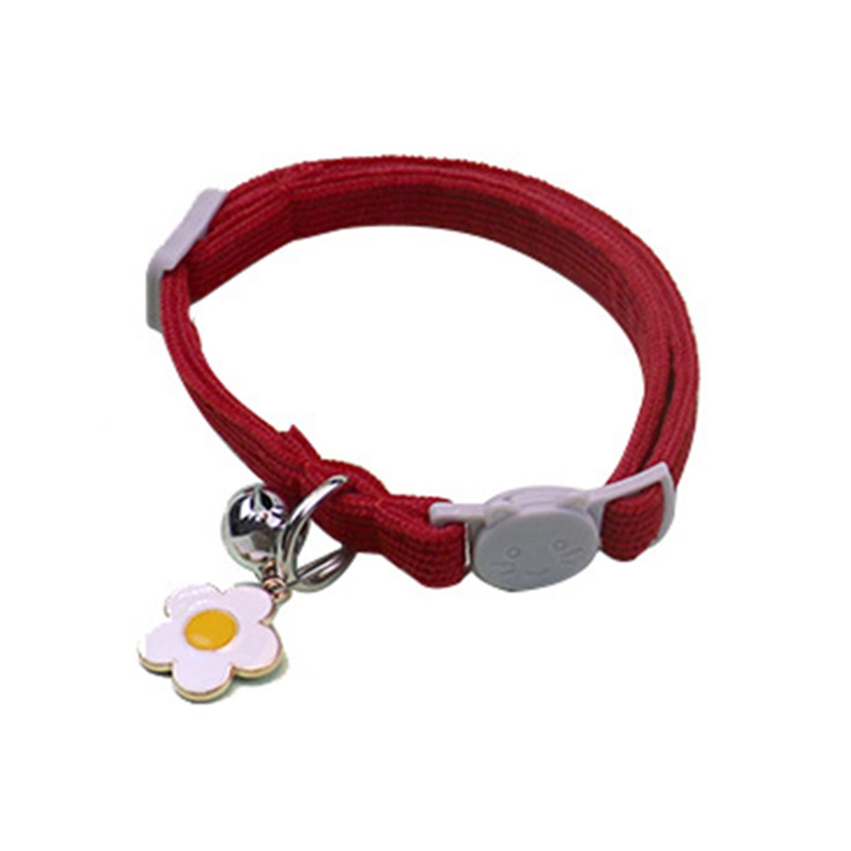Cat Necklace Safety Buckle Style Puppy Kitten Neck Strap Dog Collar Red