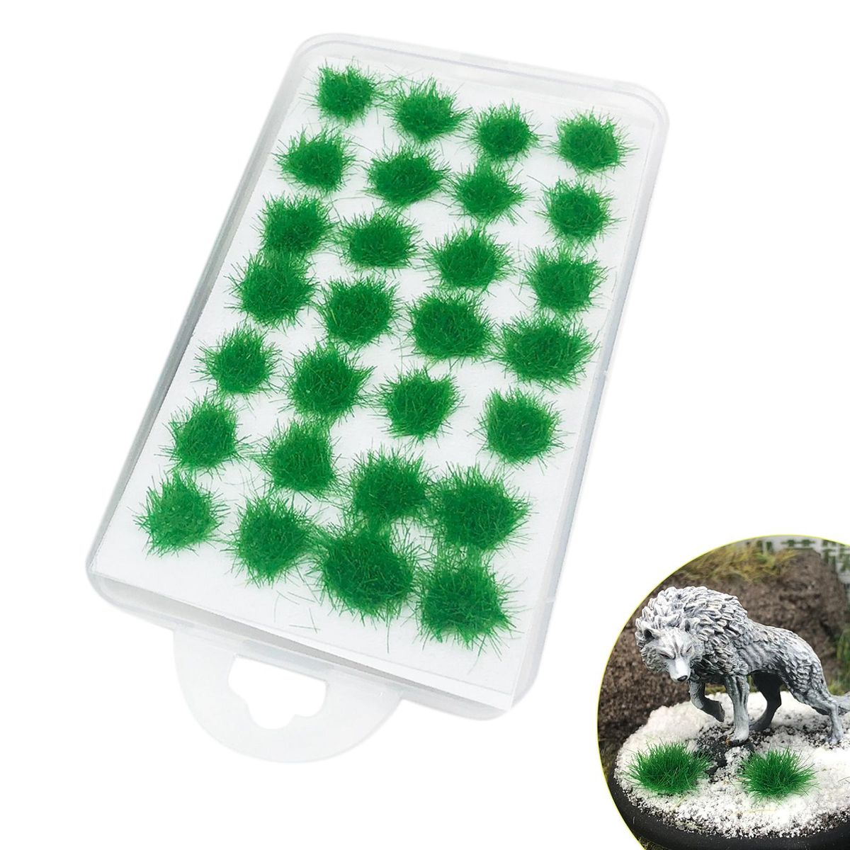 Diorama Accessories Model Decor Railway Scenery Asparagus Green