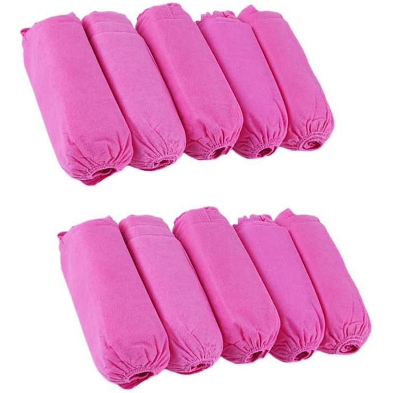 100PCS Non-Woven Shoe Cover Disposable Dust-Proof Non-Slip