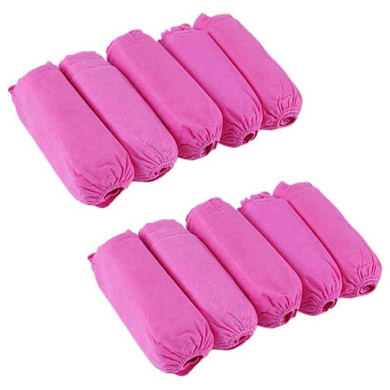 100PCS Non-Woven Shoe Cover Disposable Dust-Proof Non-Slip