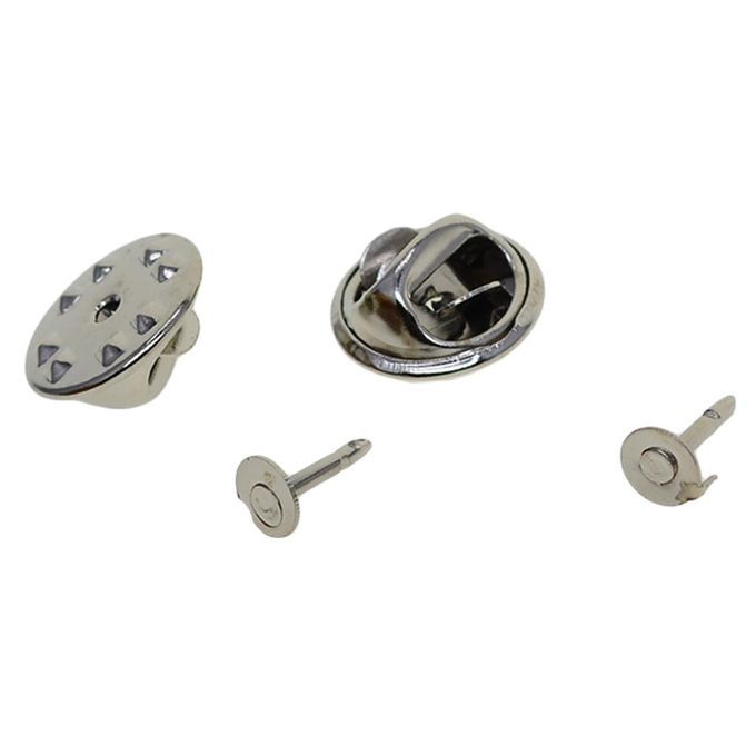 2X 100 Sets DIY Tie Tacks Butterfly Pinch Back Pins Brooch Findings