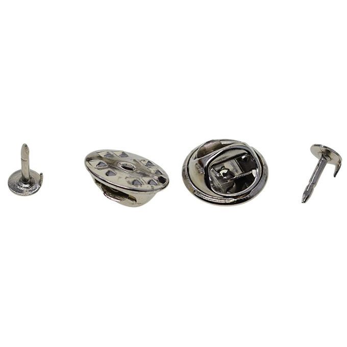 2X 100 Sets DIY Tie Tacks Butterfly Pinch Back Pins Brooch Findings