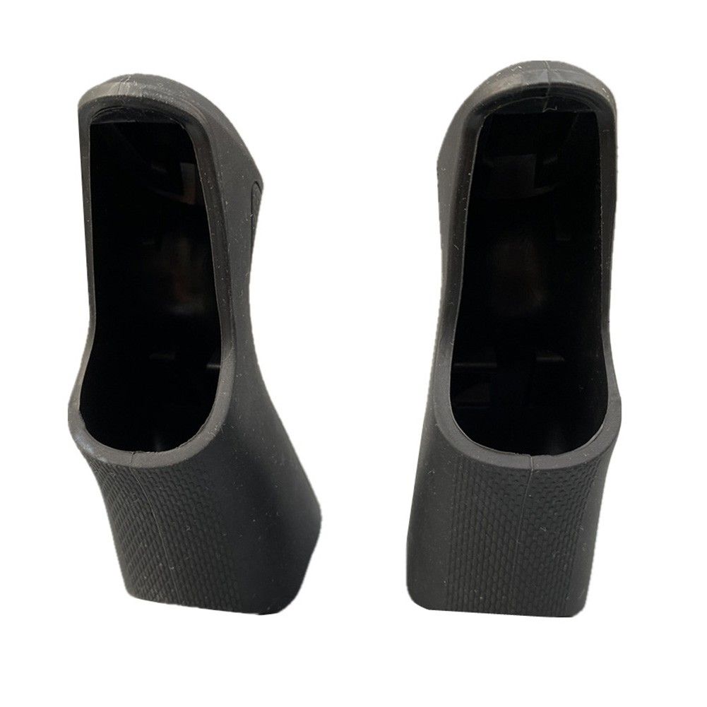 Black Gear Shift Covers Brake For-Shimano Hoods Rubber Di2