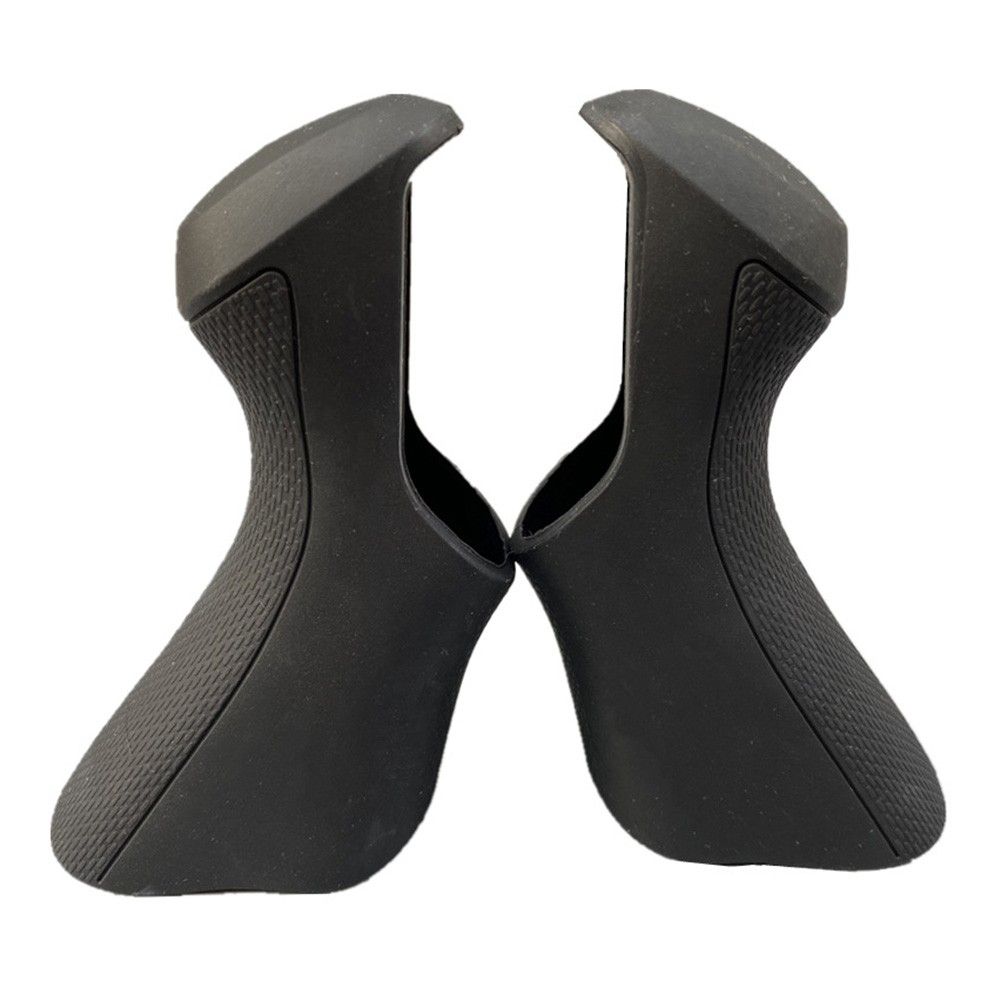 Black Gear Shift Covers Brake For-Shimano Hoods Rubber Di2