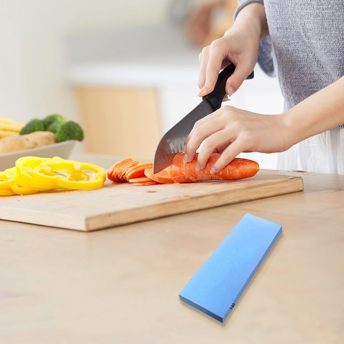 Sharpening Stone With Non Slip Silicone Base 240 Grit