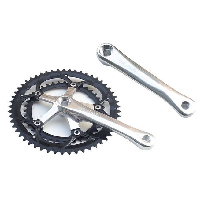 39T-53T Bike Crankset Chainring Folding Road Bicycle 130BCD 6-10 Speed