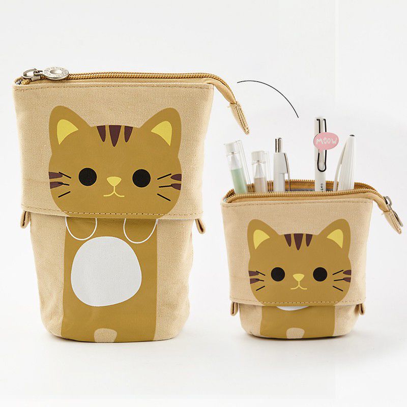 Pop-Up Pencil Case Cute Multifunctional Pen Holder