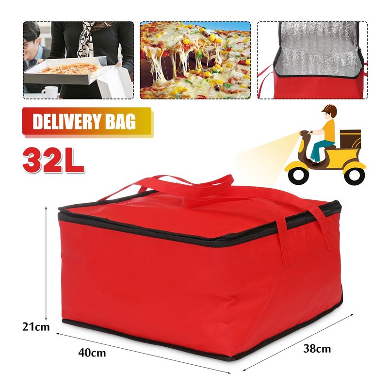 Waterproof Insulated Bag Cooler Bag Insulation Folding Picnic Portable Ice Pack Food Thermal Bag Food Delivery Bag Pizza Bag