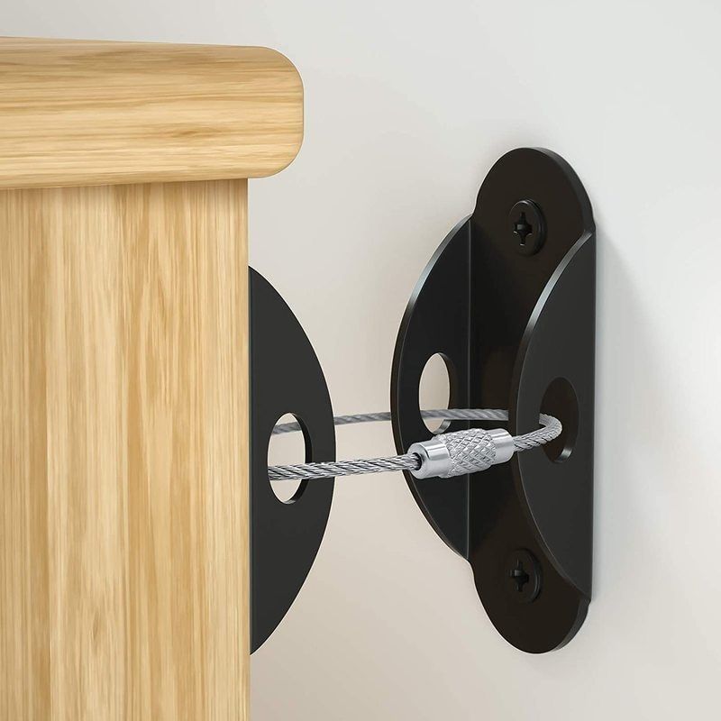 Furniture Anti-dumping Device Protection Baby Safety Restrictor Anti-tilting Wardrobe Cabinet Stabilizer For Furniture Hardware