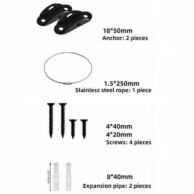 Furniture Anti-dumping Device Protection Baby Safety Restrictor Anti-tilting Wardrobe Cabinet Stabilizer For Furniture Hardware