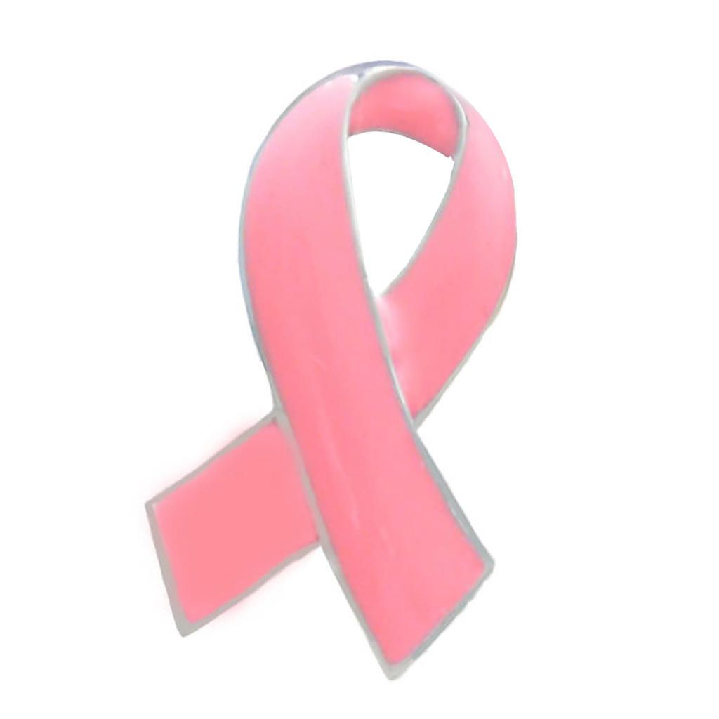 Breast Cancer Awareness Ribbon Clothing Accessory Brooch Pins Women