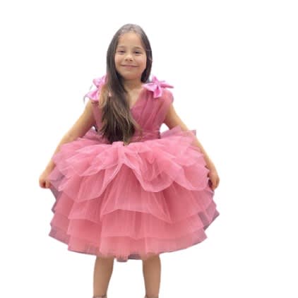 Girl Turkey Full Ball 2 Bows Gown 3