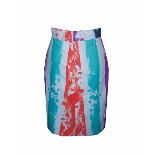 Perry Fitted Skirt - Multicolor