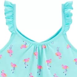 Flamingo Ruffle Tank Top - Size 4