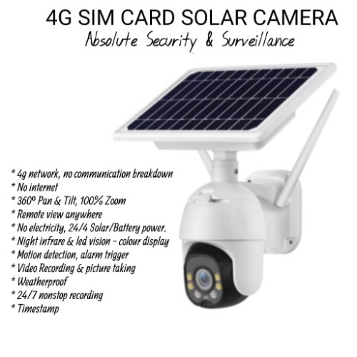 Solar 4g Ptz Camera