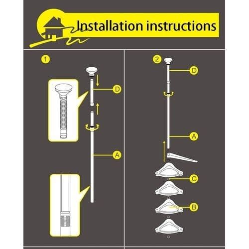 4-tier Bathroom And Kitchen Wall Mounted Corner Shelf Organizer - Tripod Suction Cup