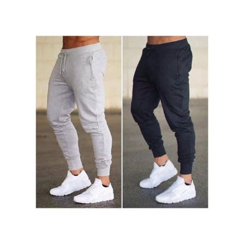 Plain Unsex Joggers - 2 In 1