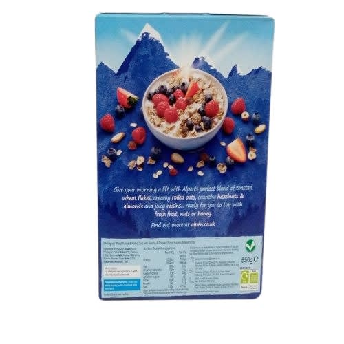 No Added Sugar Naturally Wholesome Muesli - 550g E