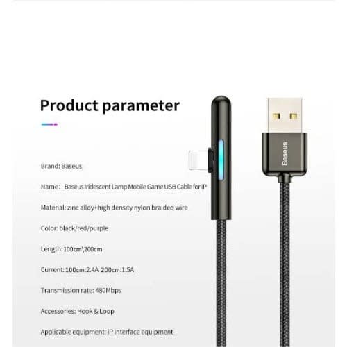 Iridescent Lamp Type-c Cable - 40W