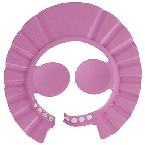 Adjustable Shower Caps With Ear Cover - Pink