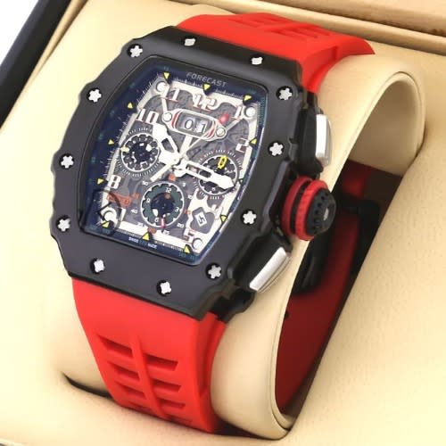 Super Sophisticated Men's Rubber Watch Strap For Classic Men